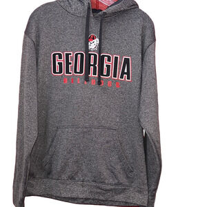 Champion Gray Georgia Bulldogs Hoodie M